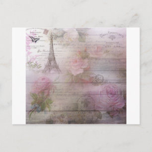 Lavender Decoupage Vykort