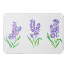 Lavender Design Bath Mat
