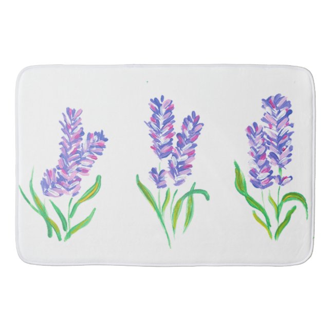 Lavender Design Bath Mat Badrumsmatta (Framsidan)