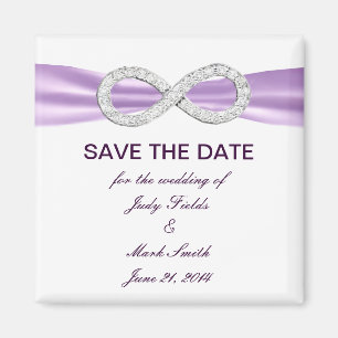 Lavender Diamond Infinity Spara datum magneter