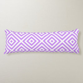 Lavender Diamond Mönster Body Pillow Kroppskudde