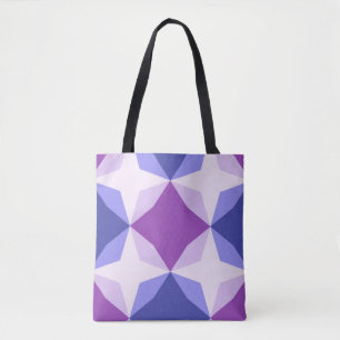 Lavender Diamond Motif Tygkasse