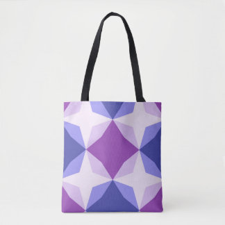 Lavender Diamond Motif Tygkasse