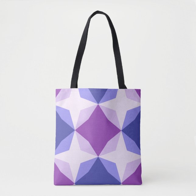 Lavender Diamond Motif Tygkasse (Framsida)