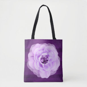 Lavender Diamond Ro Lila Grunge Tygkasse