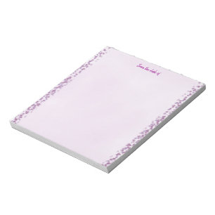 Lavender Doted Gräns Anteckningsblock