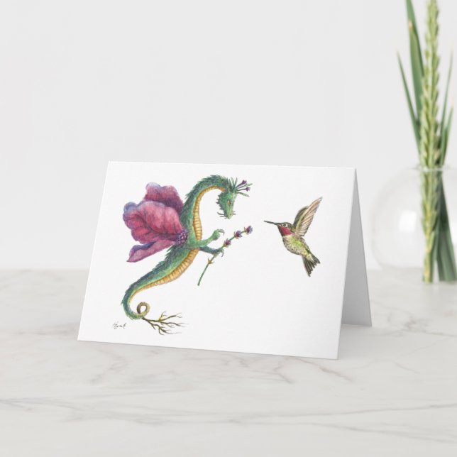 Lavender Dragon Kort (Framsida)