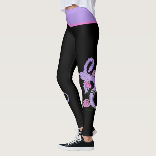 Lavender Dragon Leggings (Vänster)