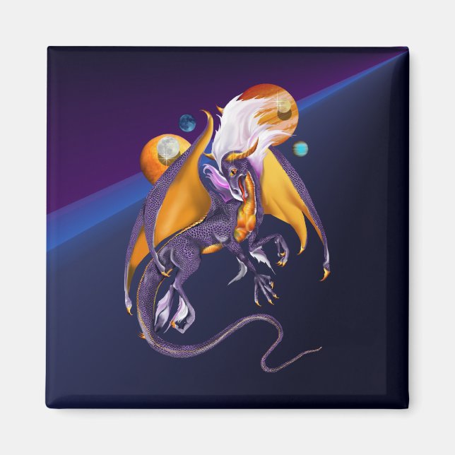 Lavender Dragon Magnet (Framsidan)