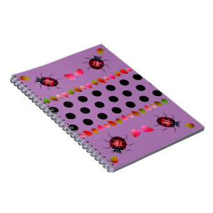 Lavender Dreams Roligt Notebook Anteckningsbok