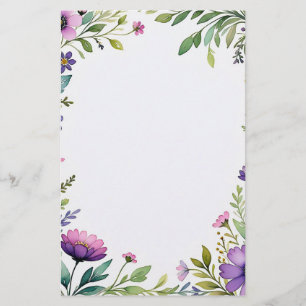 Lavender Dreams Stationery Brevpapper