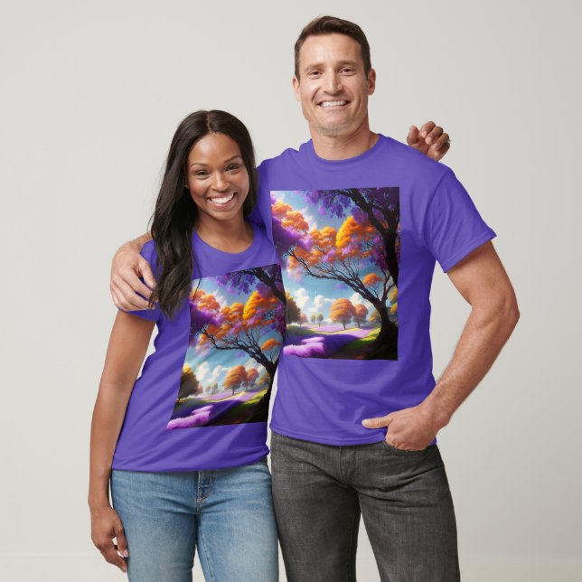 Lavender Dreams under Jacaranda Himmel, T Shirt (Unisex)