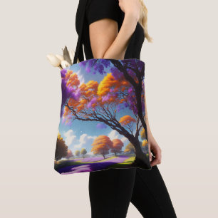 Lavender Dreams under Jacaranda Himmel, Tygkasse