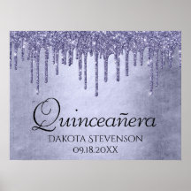 Lavender Drip Quinceanera | Chic Lila Icing Glam