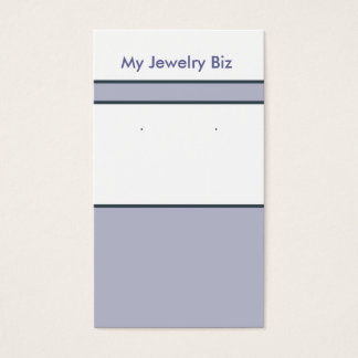 Lavender Earring Card Visitkort