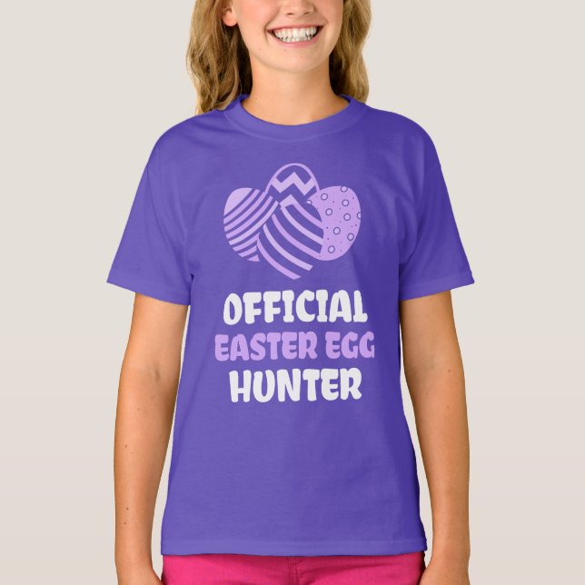 Lavender Egg Hunter Kids Shirt T (Framsida)