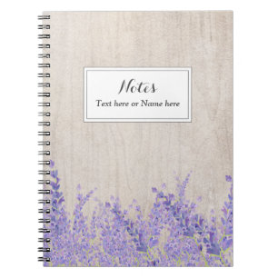 lavender, elegant, modern, trendig, blommigt, lila anteckningsbok