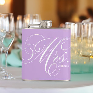 Lavender Elegant Script Future Mrs. Fickplunta
