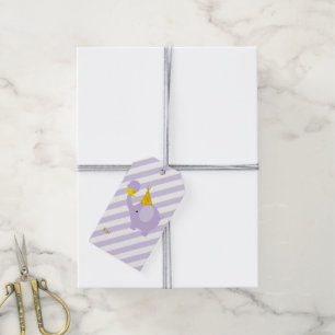 Lavender Elephant Presentetikett