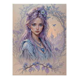 Lavender Enchantment Perfect Poster