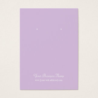 Lavender - enkelt avläsningskort för Anpassningsba Visitkort