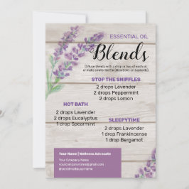 Lavender Essential Oil Diffuser Blends Inbjudningar