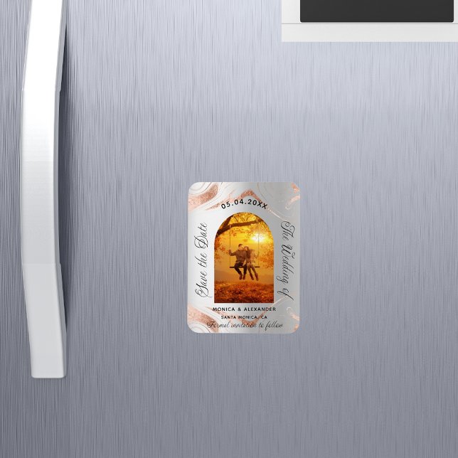 Lavender eucalyptus bröllop spara datum magnet (Skapare uppladdad)