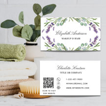 Lavender eucalyptus greenery QR-kod
