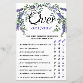 Lavender eucalyptus Över under Möhippa spel