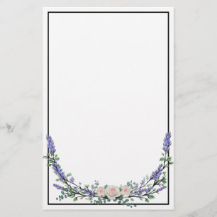 Lavender Eucalyptus rosa ros Brevpapper