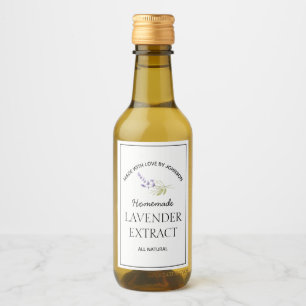 Lavender Extract-etikett Vinetikett