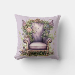 Lavender Fairy Dreams Butterfly-stol Kudde