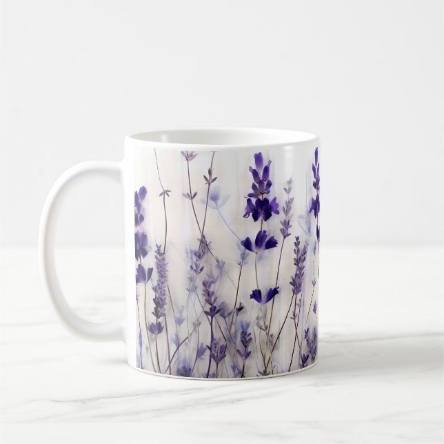 Lavender Fält 11 oz Coffee Mugg (Vänster)