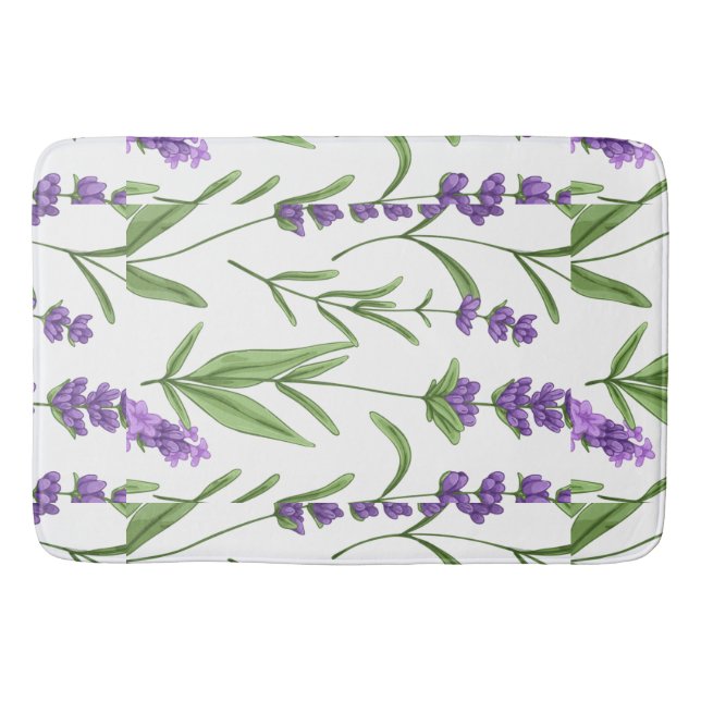 LAVENDER FÄLT BADRUMSMATTA (Framsidan)