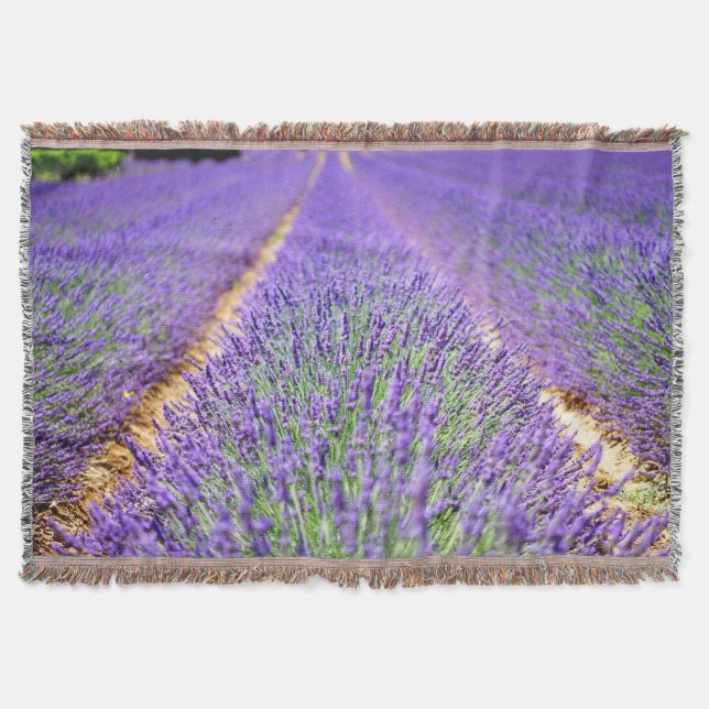 Lavender Fält Filt (Framsidan)