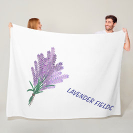 LAVENDER FÄLT FLEECEFILT