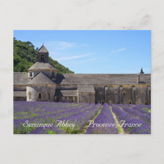 Lavender Fält i Senanque Abbey Vykort