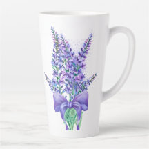 Lavender Fält Latte Mugg 5