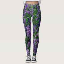 Lavender Fält Leggings