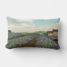 Lavender Fält Lumbar Dekorativ kudde