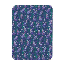 Lavender Fält Mönster i Lila