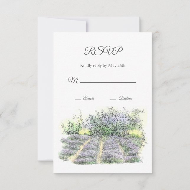 Lavender Fält OSA Kort (Framsida)