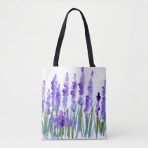 Lavender Fält Tote Bag