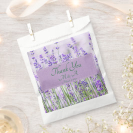 Lavender Fält Wedding Favor Bags