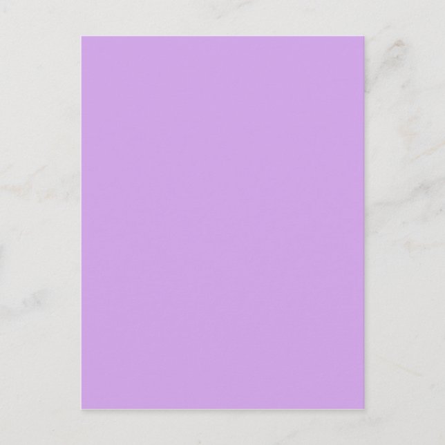Lavender Färg Vykort (Framsida)