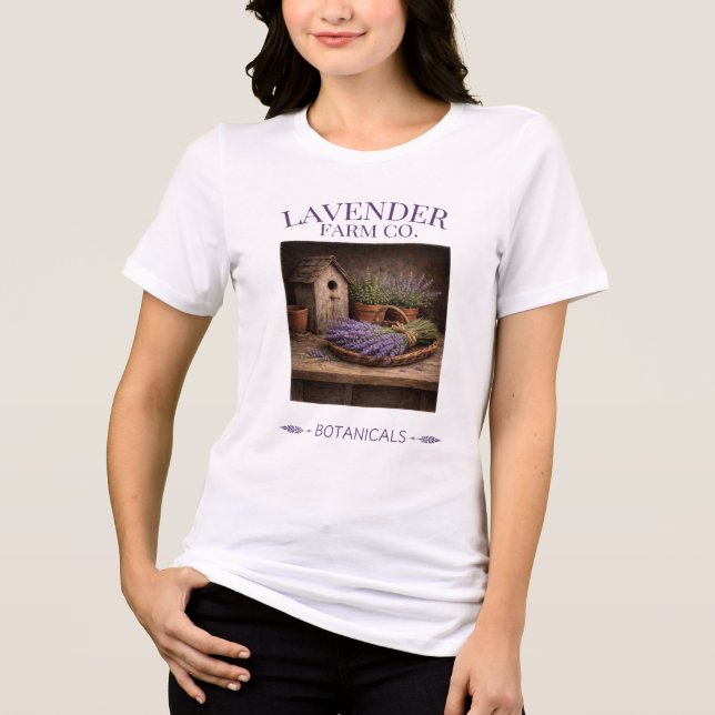 Lavender Farm Co Botanisk T-Shirt (Framsida)