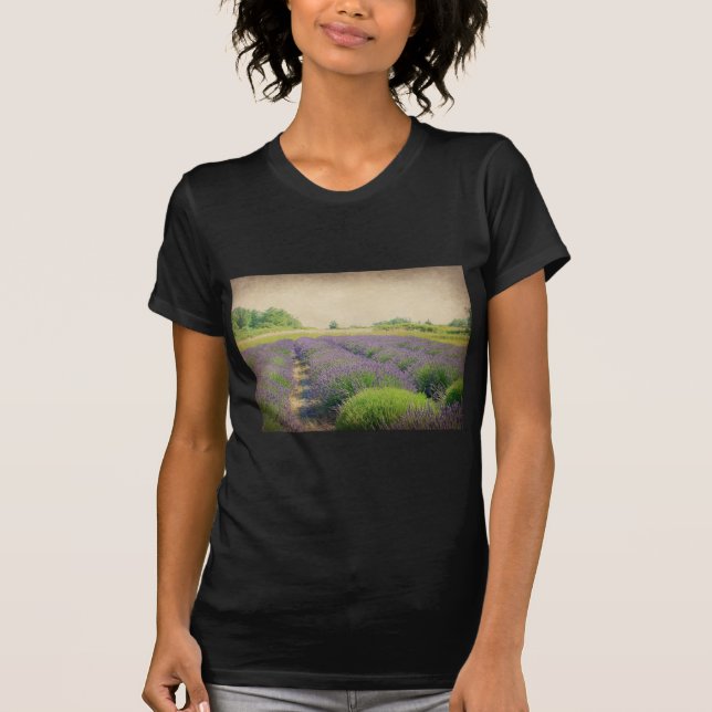 Lavender Farm - Distress T-shirt (Framsida)