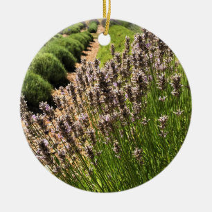 Lavender Farm Julgransprydnad Keramik