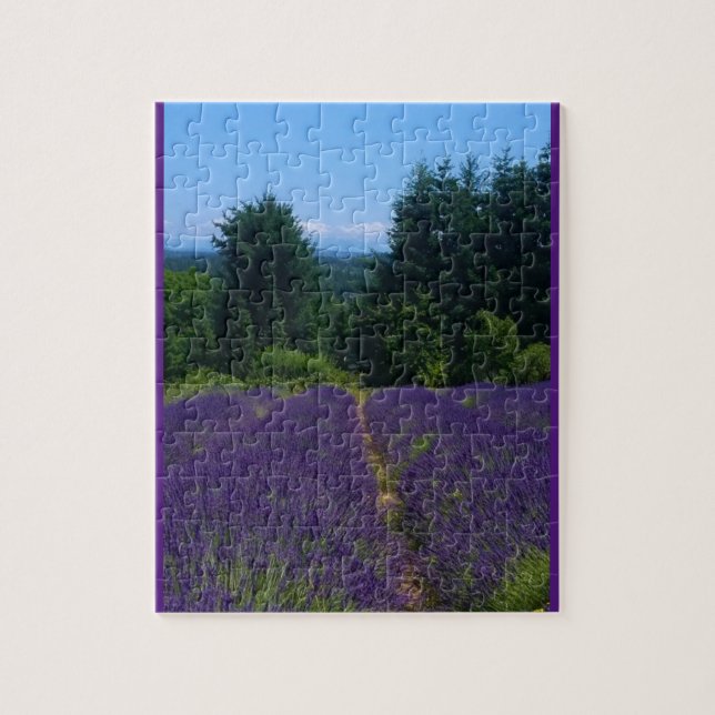 Lavender Farm Pussel (Vertikal)