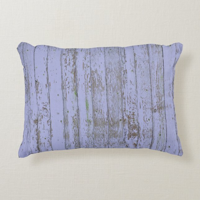 Lavender Faux Wood Struktur accent Pillow Prydnadskudde (Framsidan)